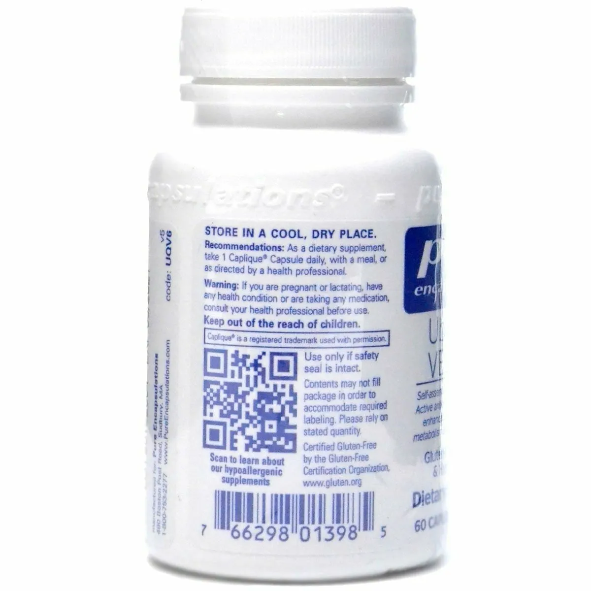 Ubiquinol VESIsorb 60 caps by Pure Encapsulations