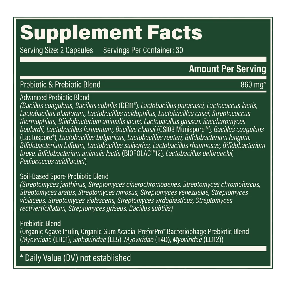 Ultimate Probiotic 60 capsules by Global Healing