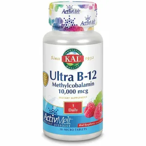 Ultra B-12 Methyl Rasp 30 tabs By KAL