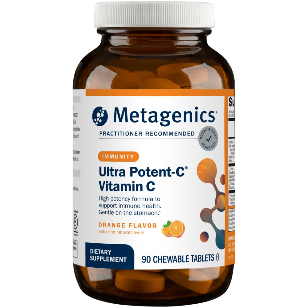 Ultra Potent-C Vitamin C 90 Chewable Tablets by Metagenics