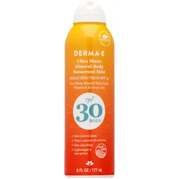 Ultra Sheer Mineral Sunscreen SPF 30 6 fl oz by Derma E Natural Bodycare