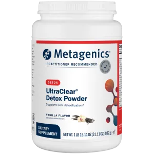 UltraClear Detox Powder Vanilla 21 Servings by Metagenics