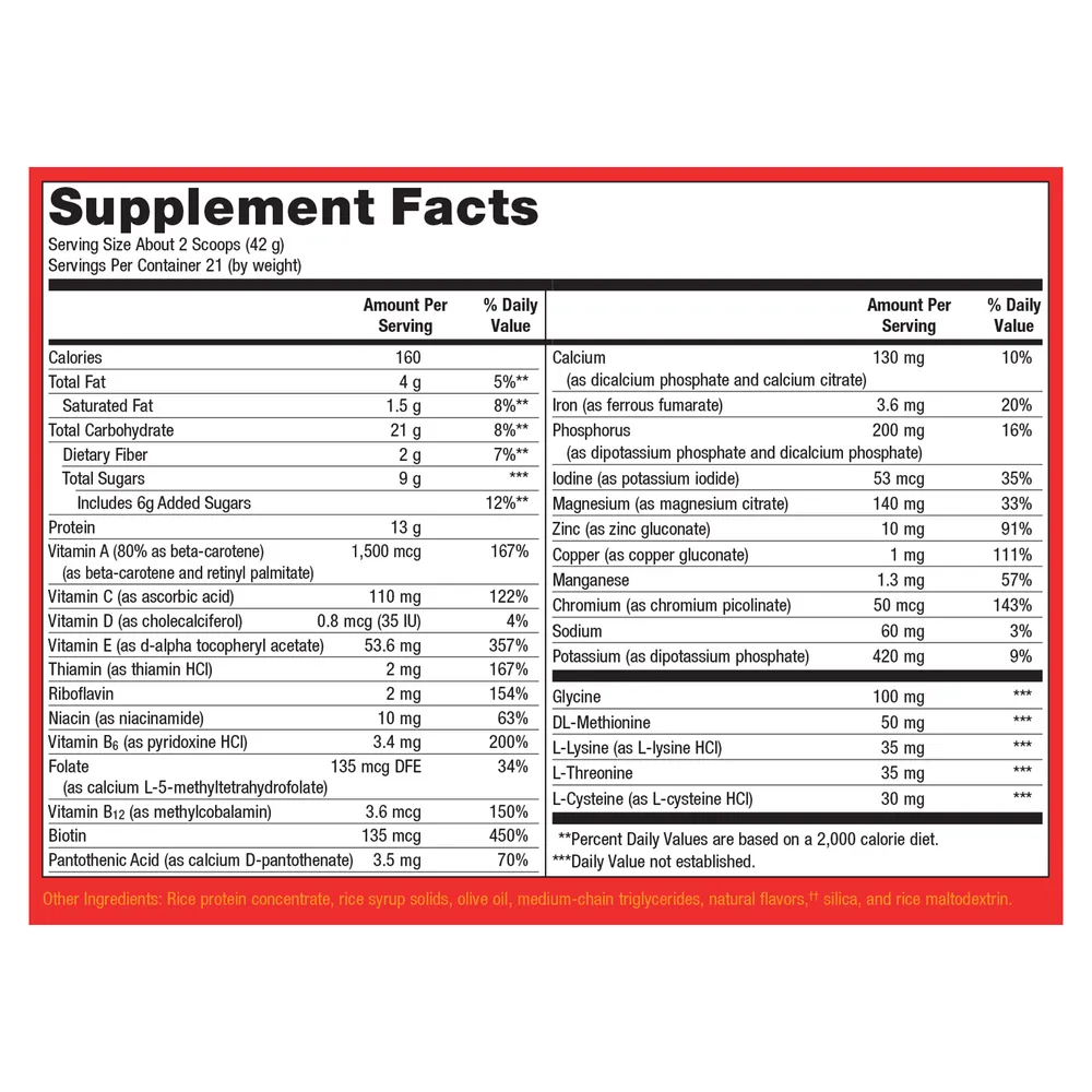 UltraClear Detox Powder Vanilla 21 Servings by Metagenics