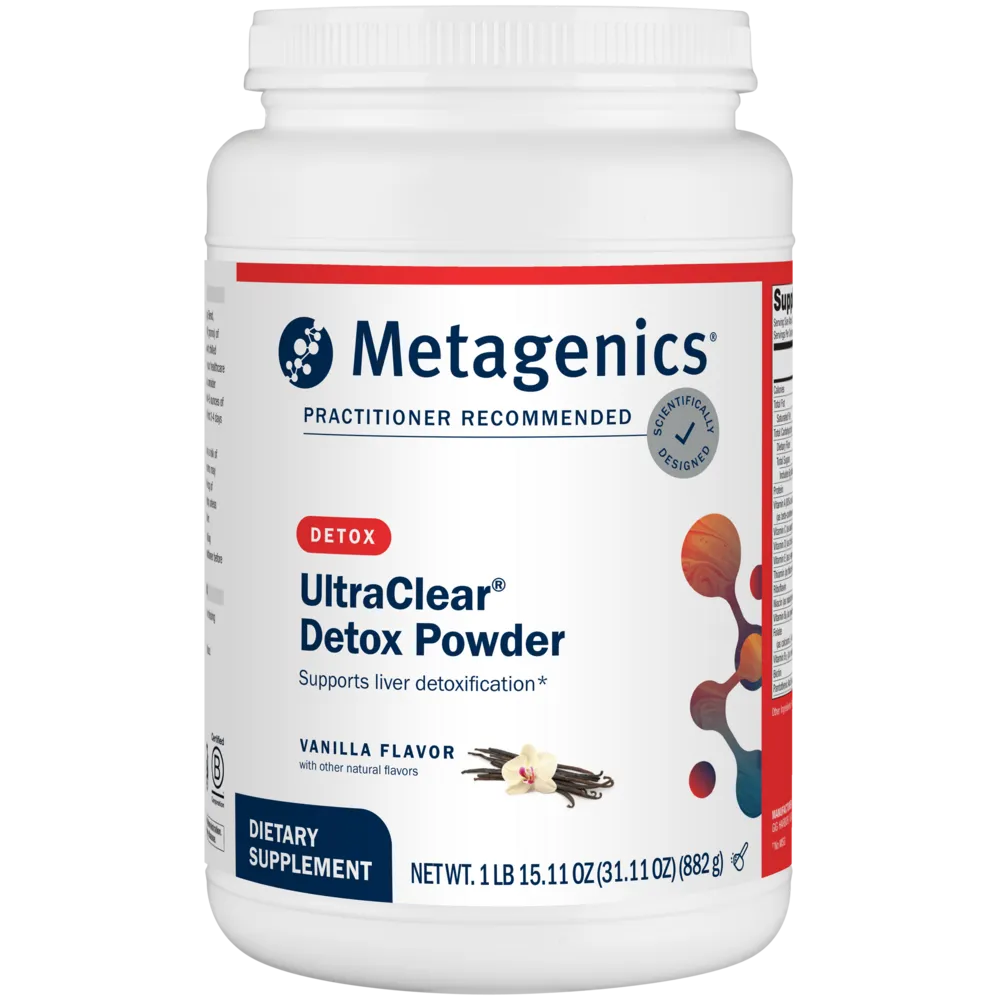 UltraClear Detox Powder Vanilla 21 Servings by Metagenics