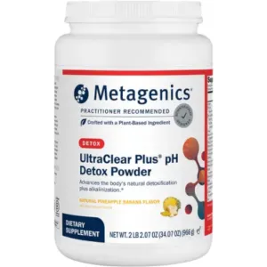 UltraClear Plus pH Detox Powder Pineapple Banana 21 Servings by Metagenics