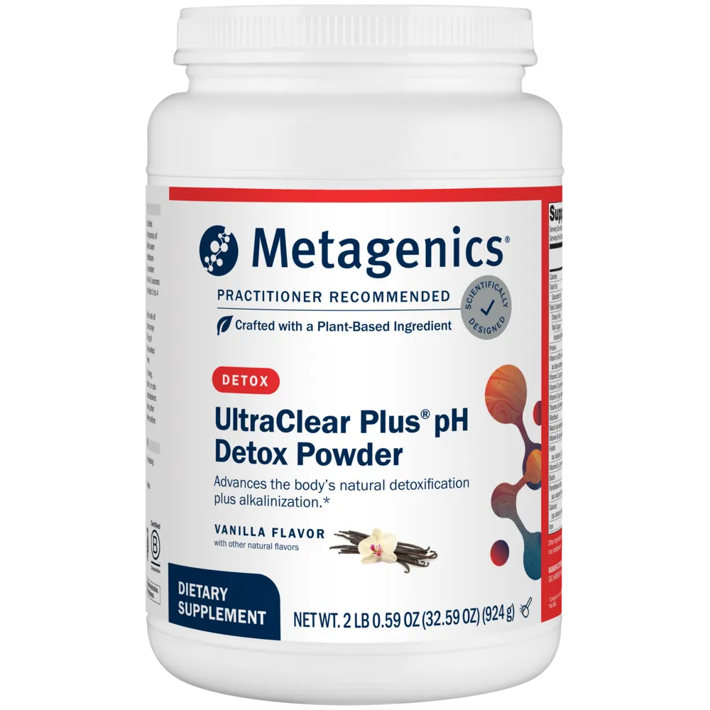 UltraClear Plus pH Detox Powder Vanilla 21 Servings by Metagenics