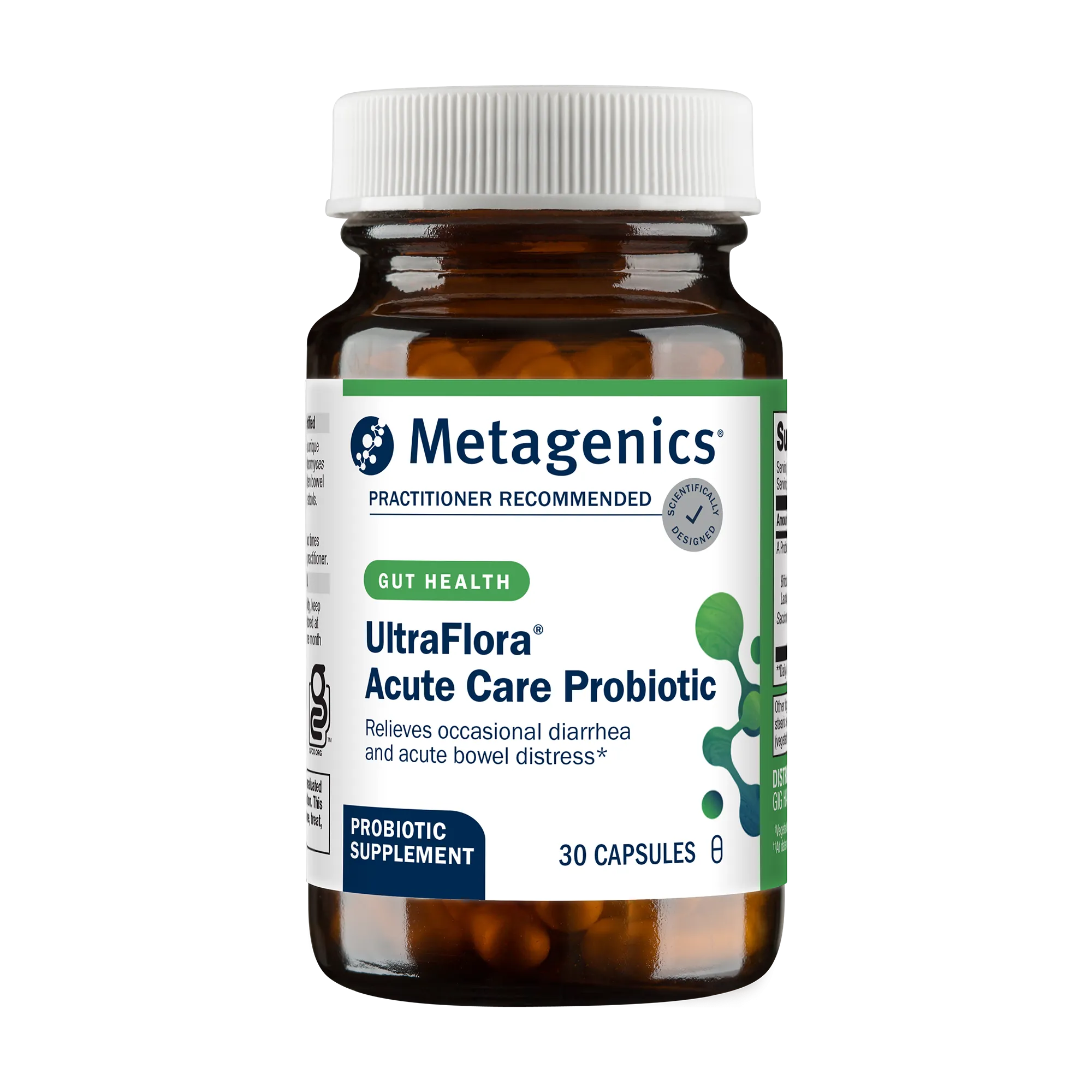 UltraFlora Acute Care Probiotic 30 Capsules by Metagenics