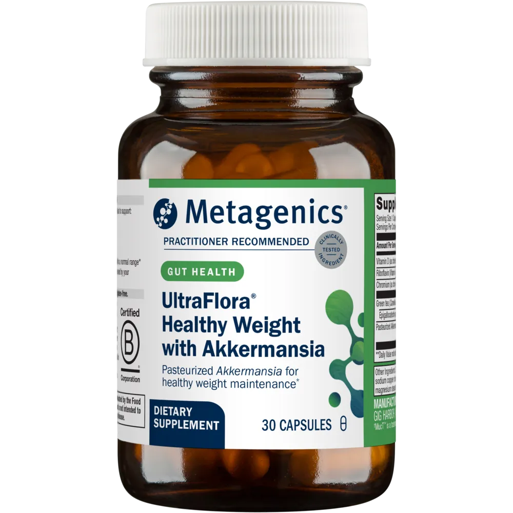 UltraFlora Healthy Weight with Akkermansia 30 Capsules by Metagenics