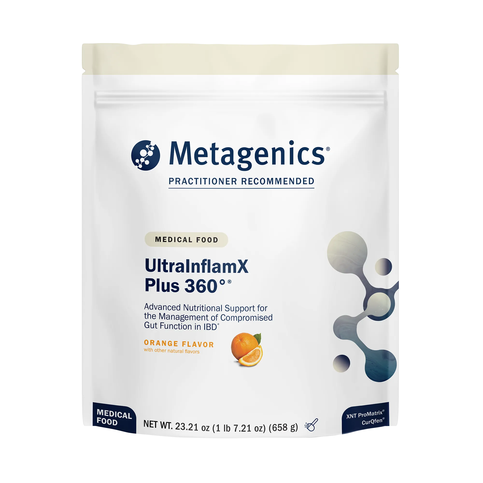 UltraInflamX Plus 360 Orange 14 Servings by Metagenics