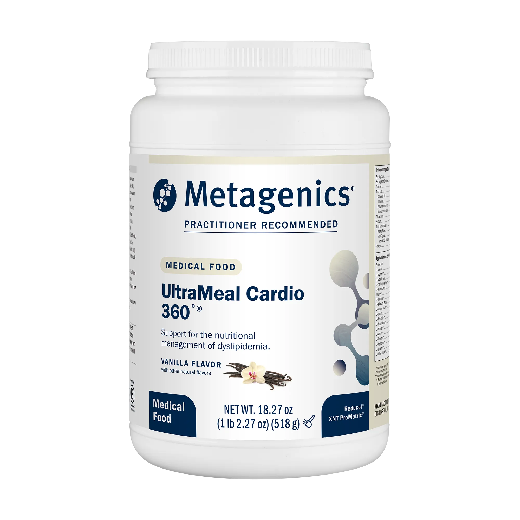 UltraMeal Cardio 360 Vanilla 14 Servings by Metagenics