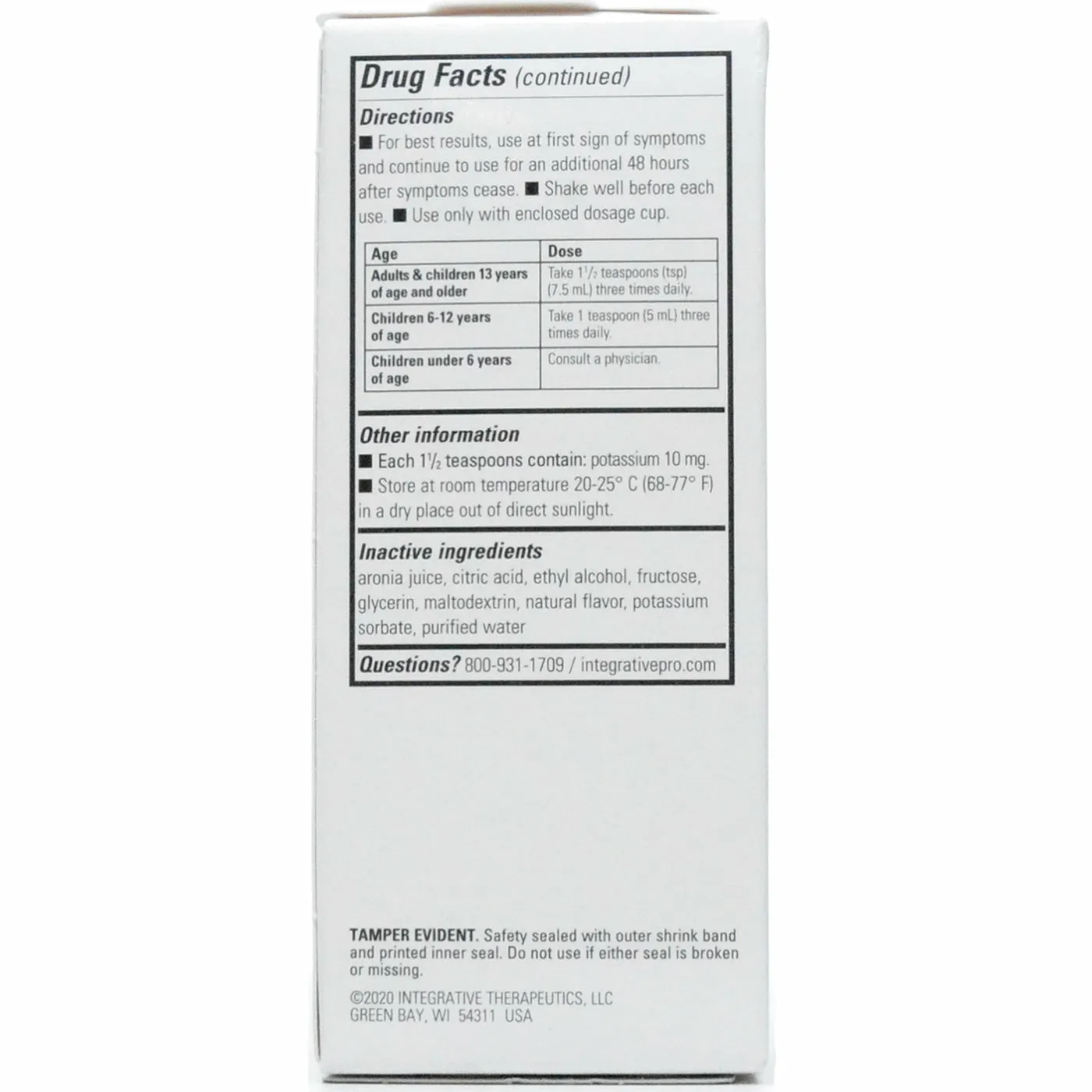 V Clear EPs 7630 (Cherry) 4 oz by Integrative Therapeutics