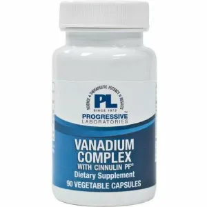 Vanadyl X-Tra w/cinnulin 90 caps by Progressive Labs