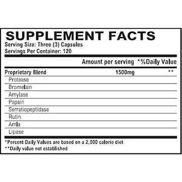 Vitalzym Enzymes X 360 vcaps By World Nutrition