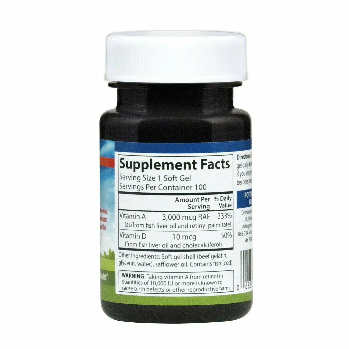 Vitamin A & D 100 gels by Carlson Labs