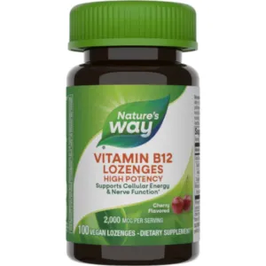 Vitamin B-12 2000 mcg 100 lozenges by Nature's Way