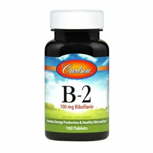 Vitamin B-2 100 tabs by Carlson Labs