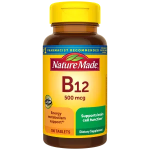 Vitamin B12 500 mcg Tablets