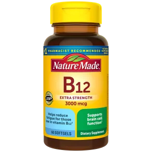 Vitamin B12 Extra Strength 3000 mcg Softgels
