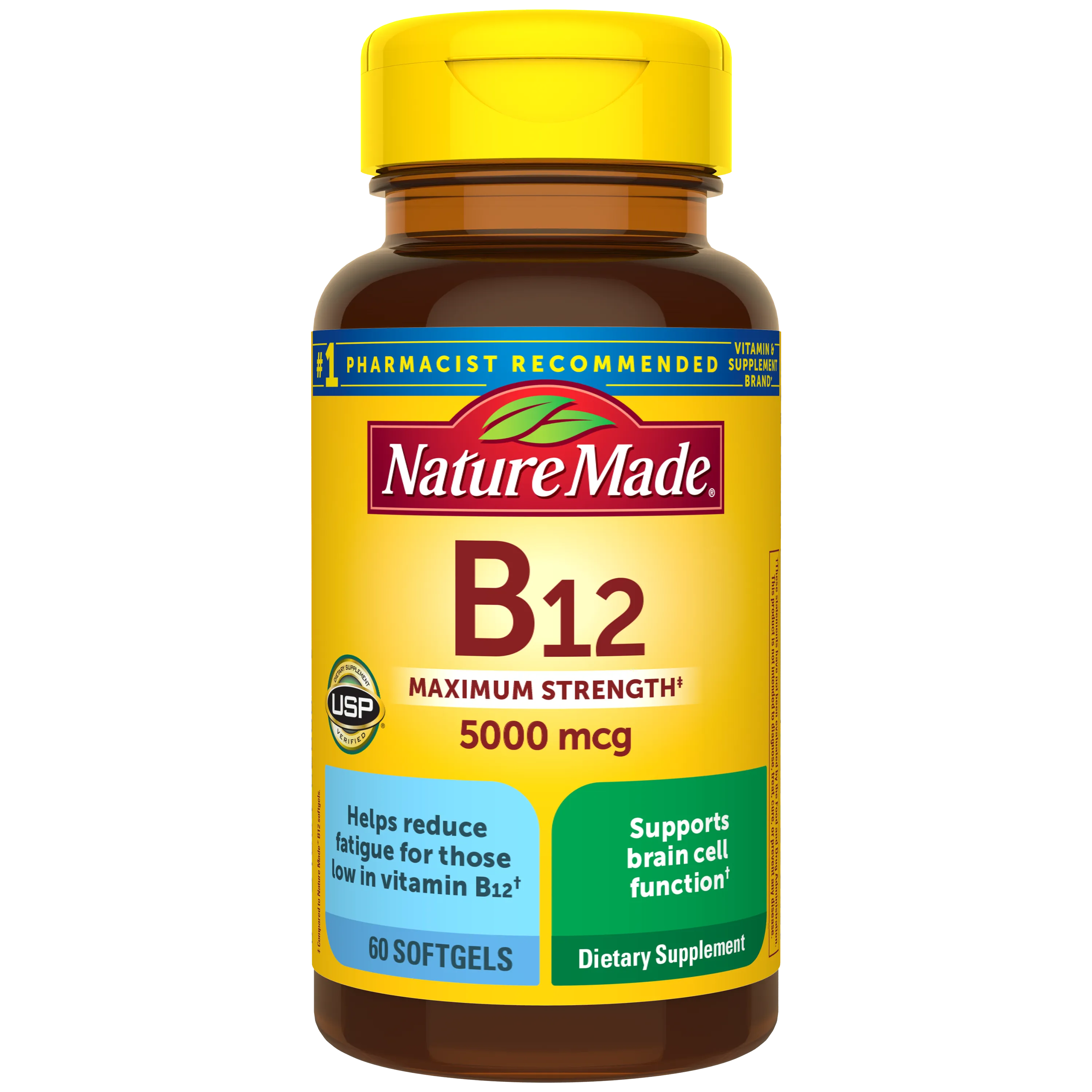 Vitamin B12 Maximum Strength 5000 mcg Softgels