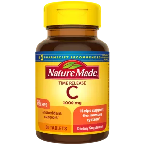 Vitamin C 1000 mg Time Release with Rose Hips Tablets