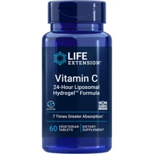 Vitamin C 24-Hour Liposomal Hydrogel 60 tabs by Life Extension