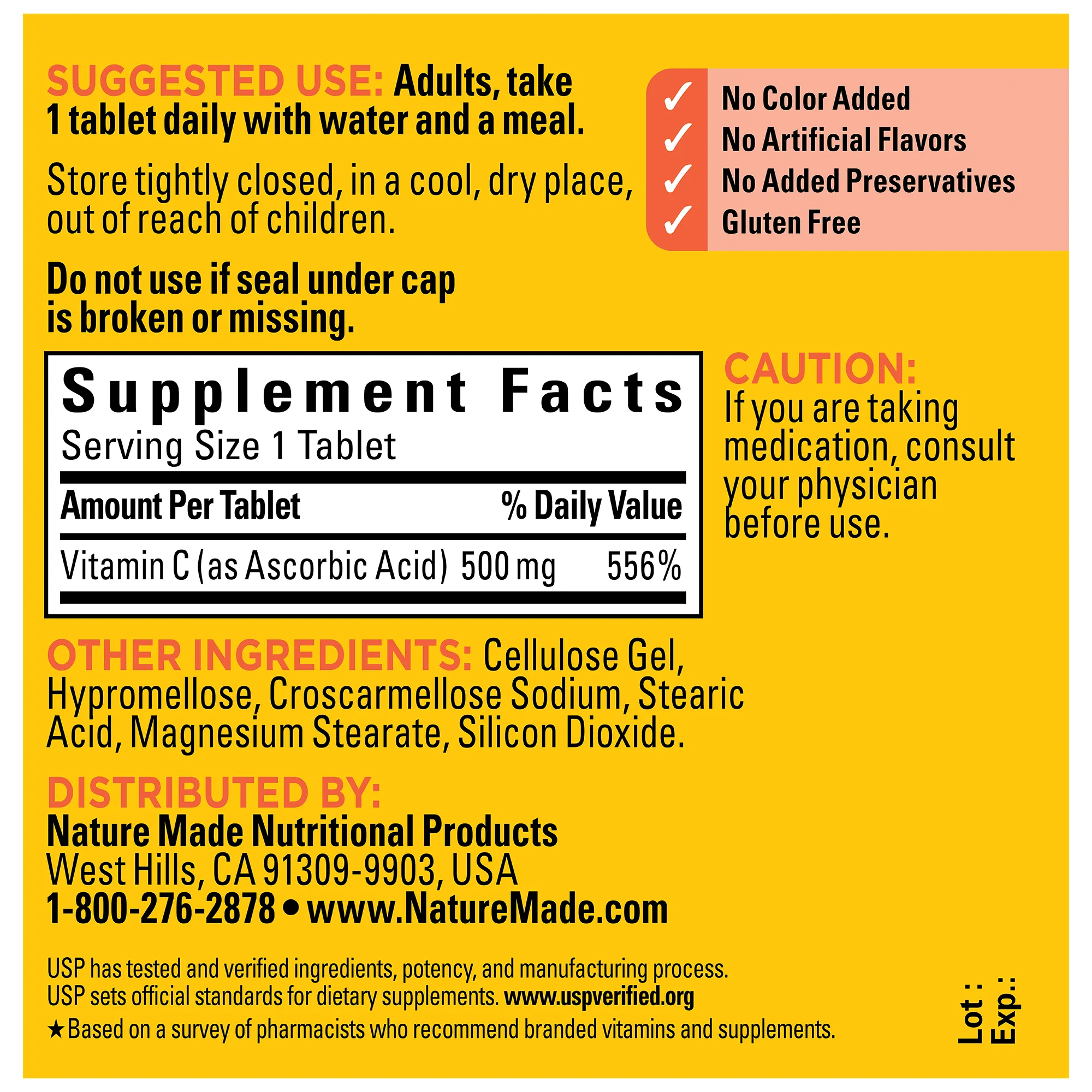 Vitamin C 500 mg Tablets
