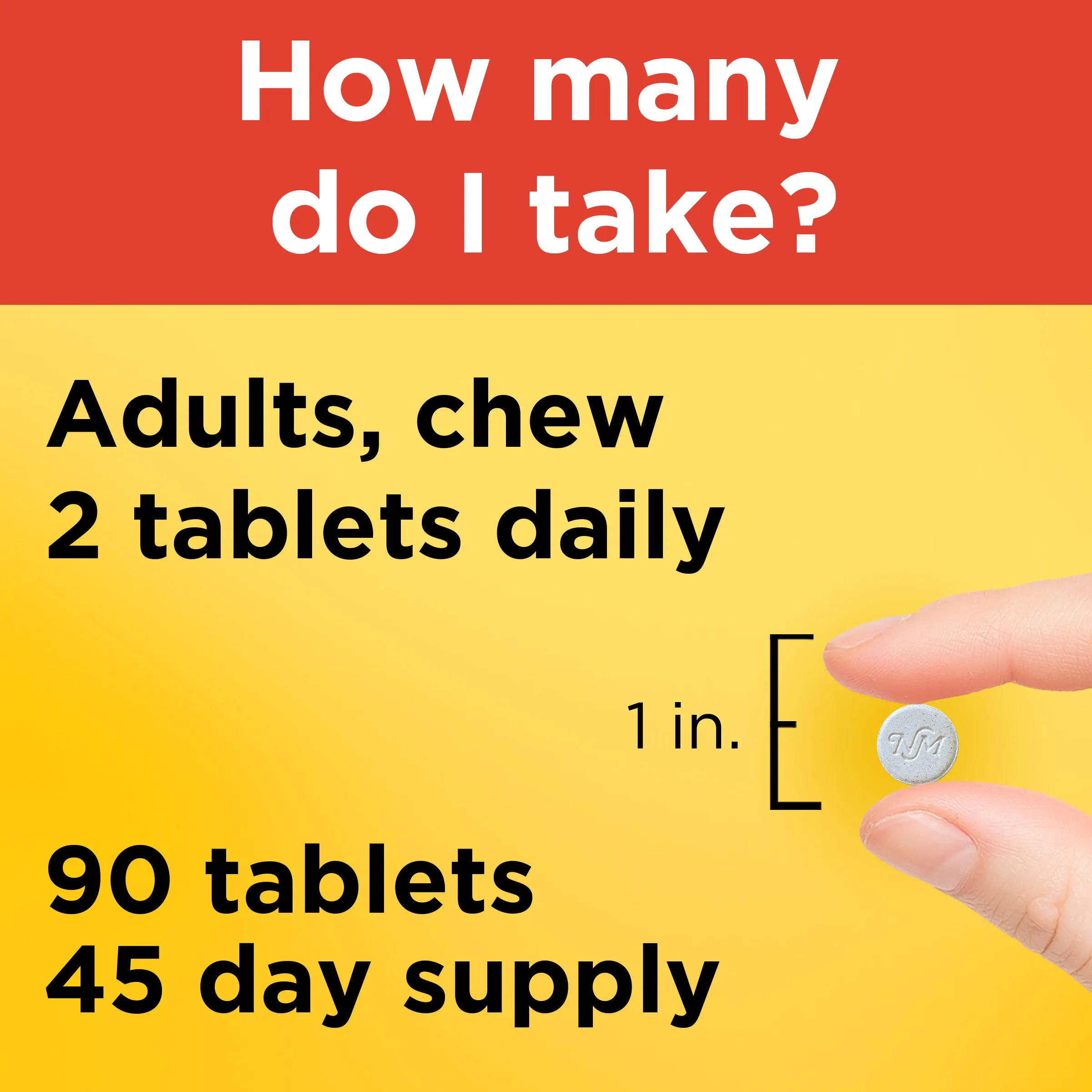 Vitamin C Extra Strength Dosage 1000 mg Chewables