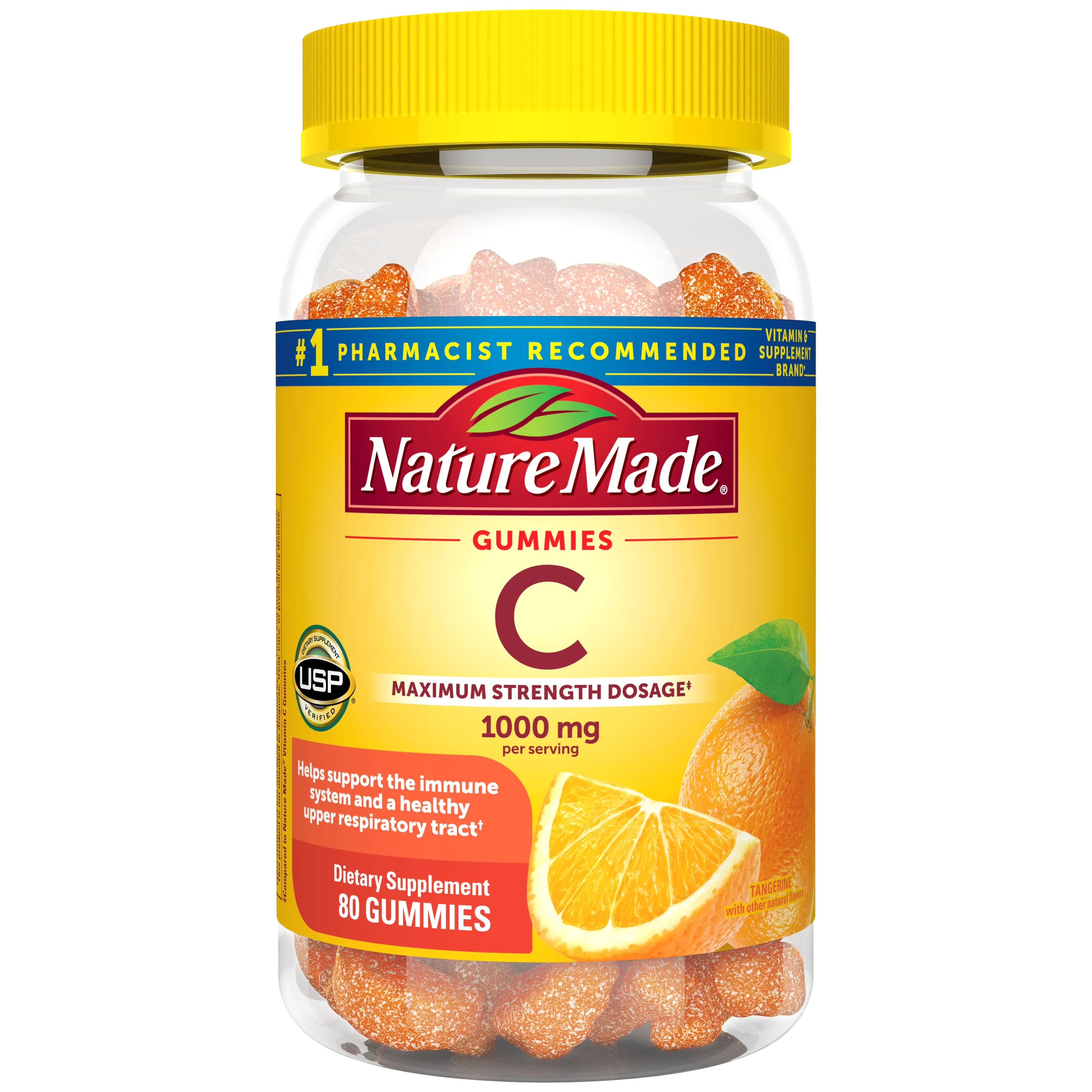 Vitamin C Gummies Maximum Strength Dosage 1000 mg per serving
