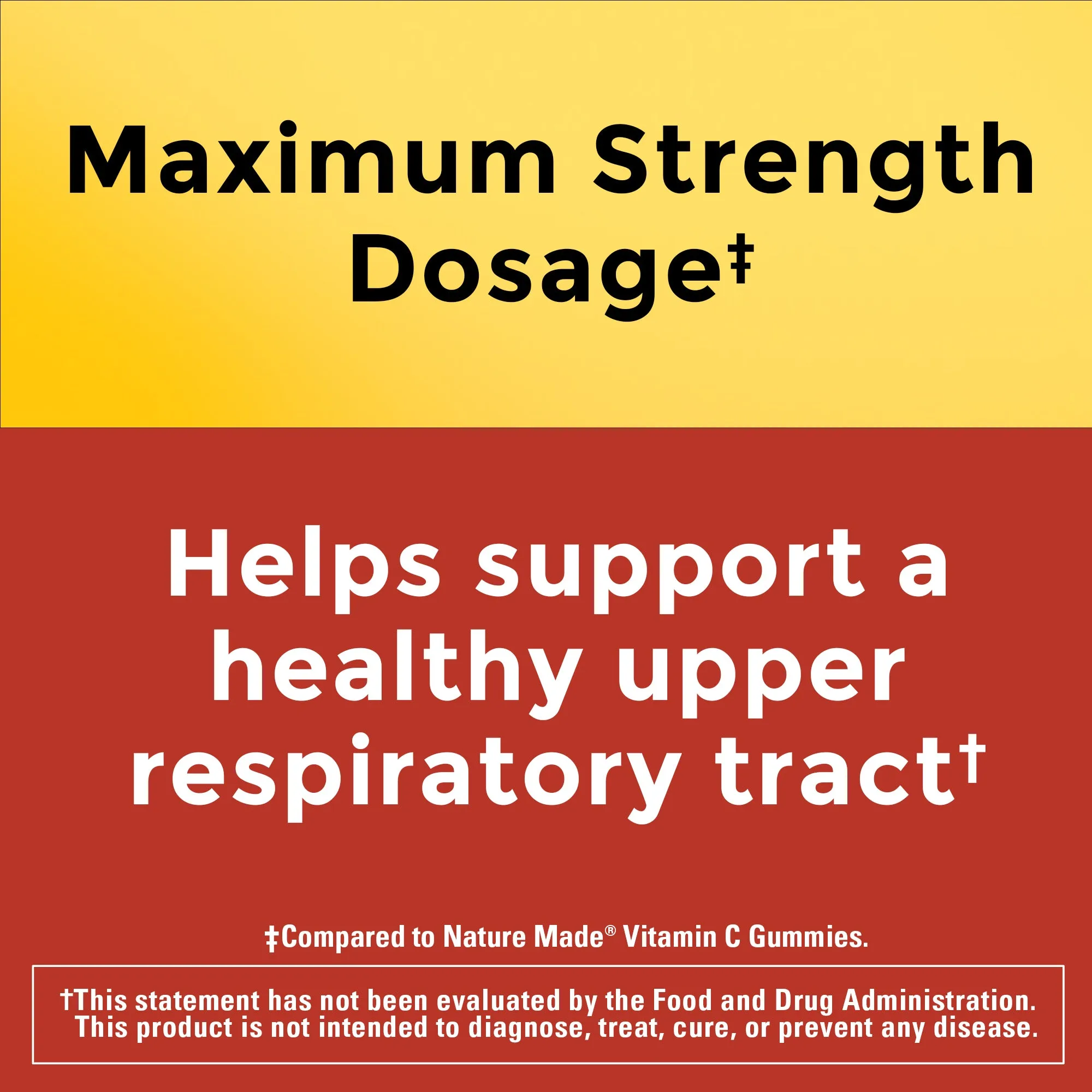Vitamin C Gummies Maximum Strength Dosage 1000 mg per serving