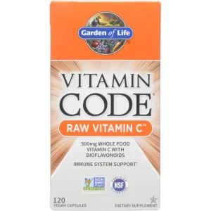 Vitamin Code: Raw Vitamin C 120 vcaps by Garden of Life
