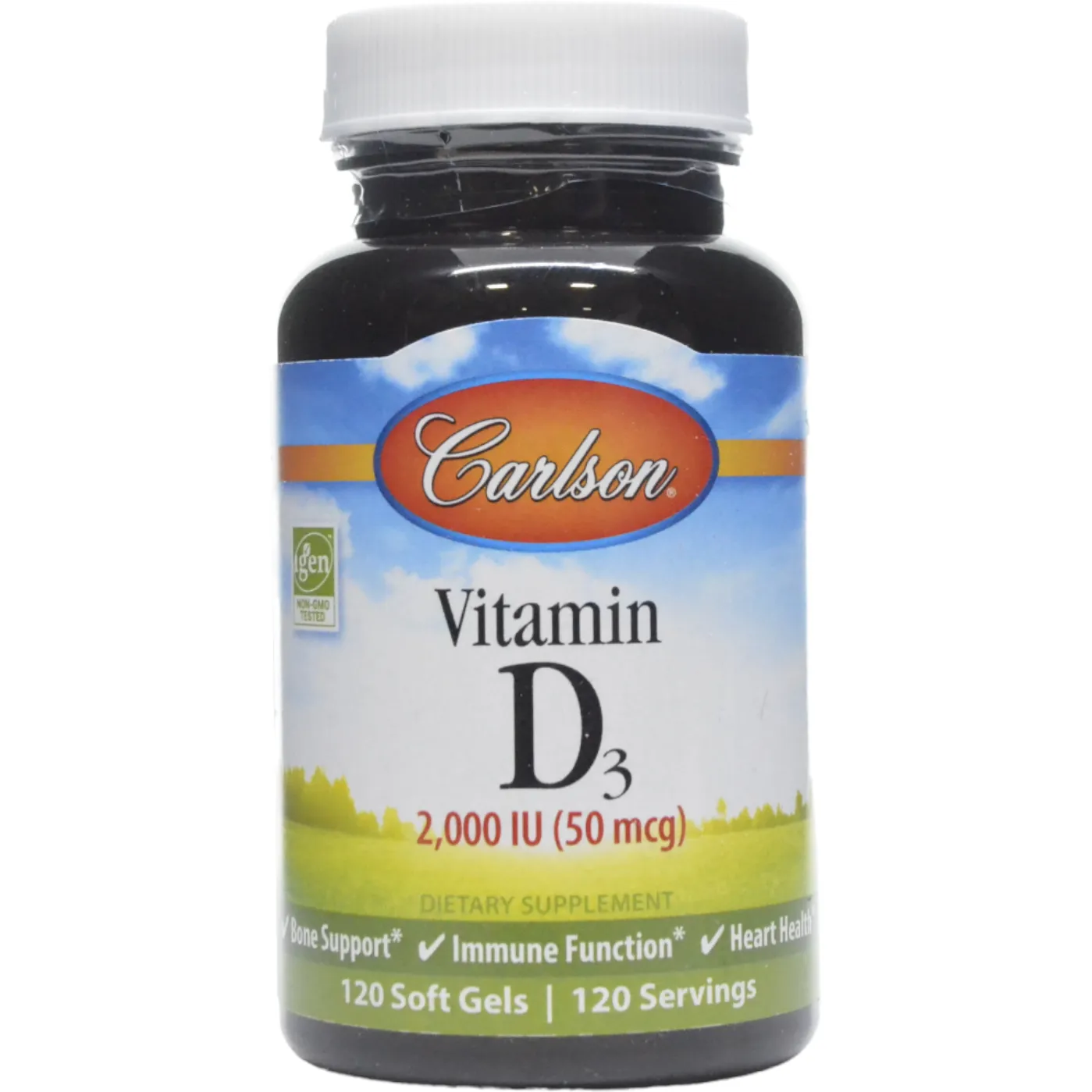 Vitamin D 2000 IU 120 gels by Carlson Labs