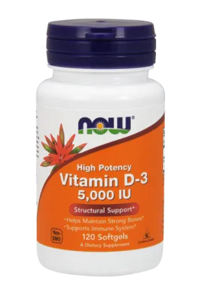Vitamin D-3 | 5.000 IU | Softgel | 120 Count