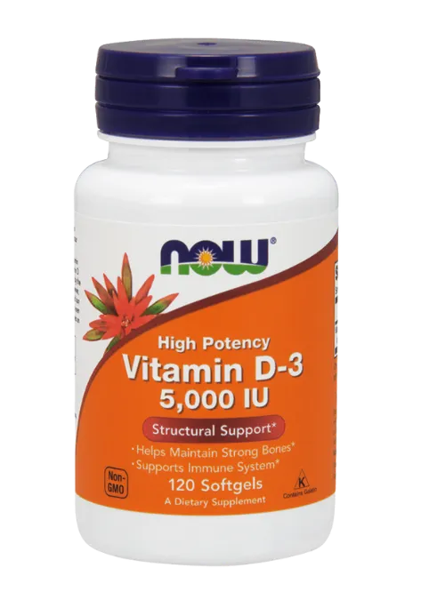Vitamin D-3 | 5.000 IU | Softgel | 120 Count