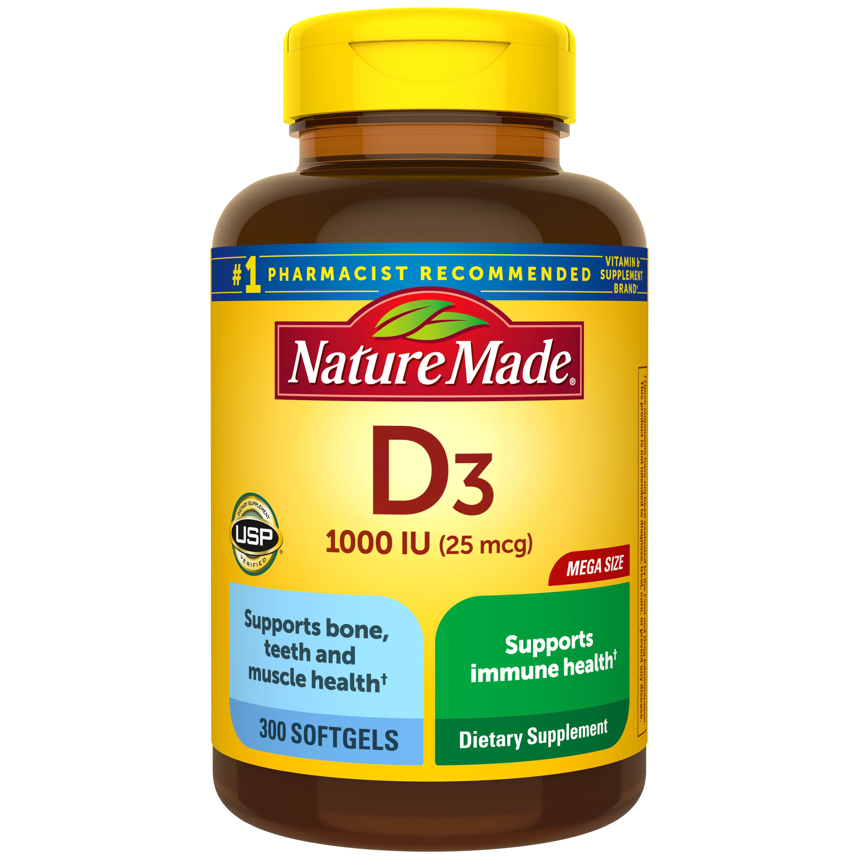 Vitamin D3 1000 IU (25 mcg) Softgels