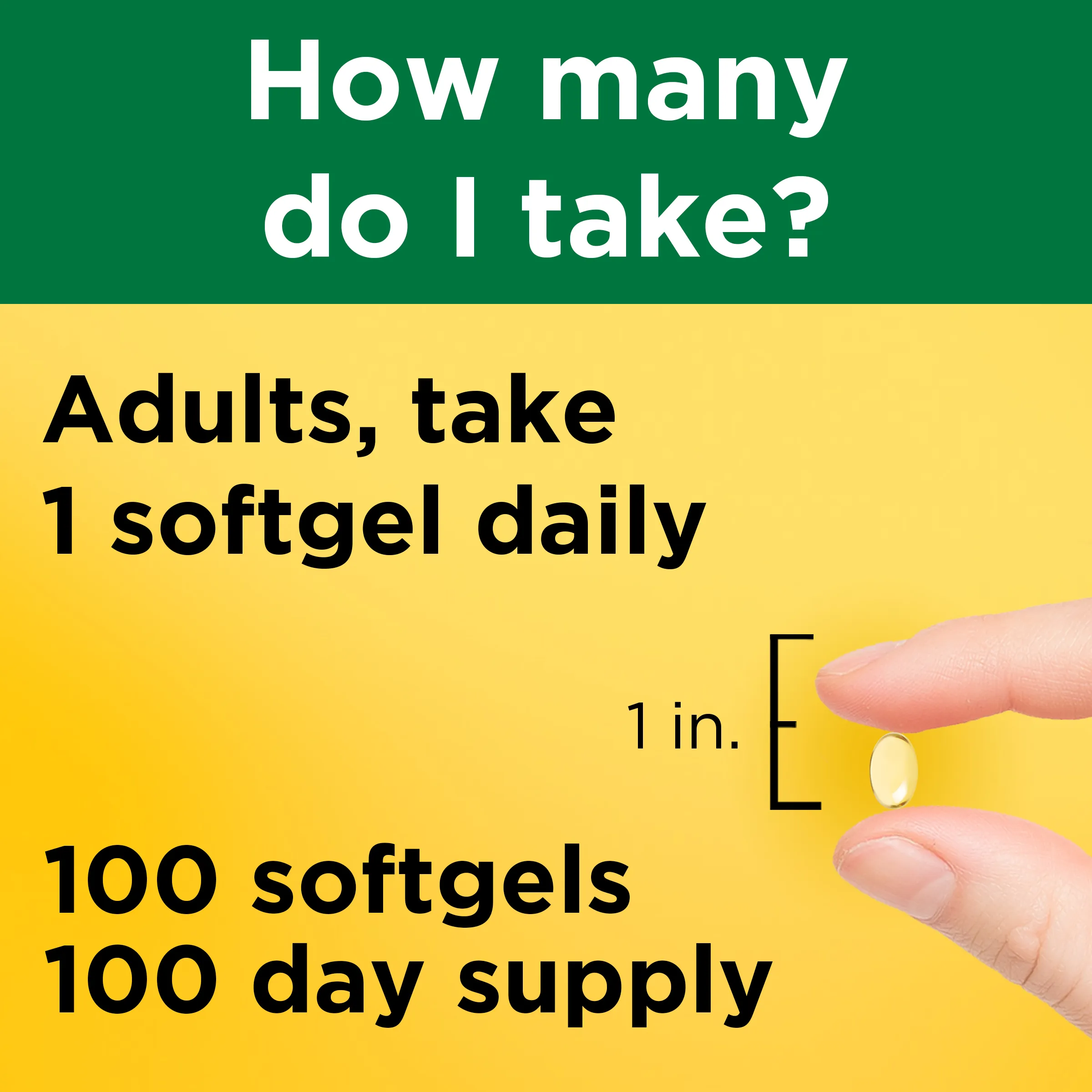 Vitamin D3 1000 IU (25 mcg) Softgels