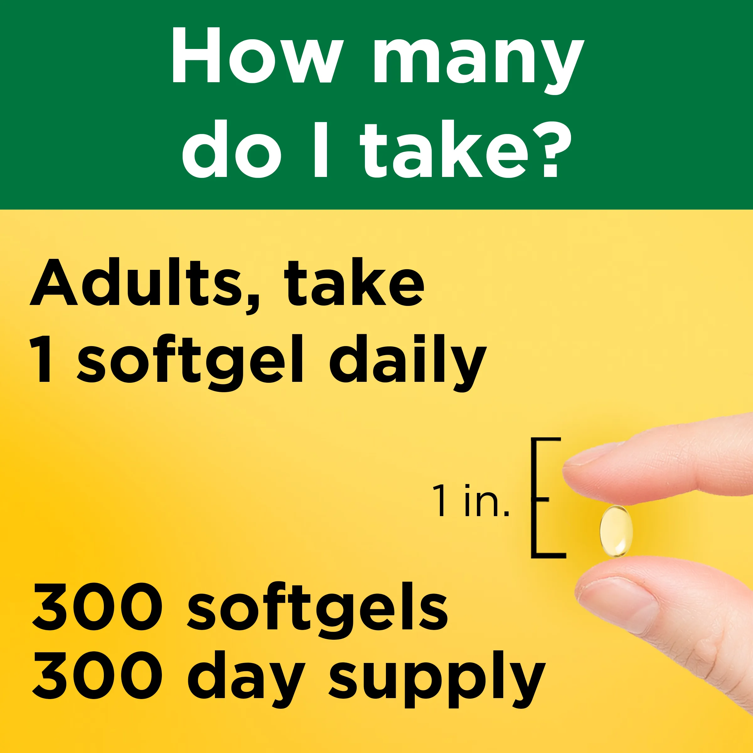 Vitamin D3 1000 IU (25 mcg) Softgels