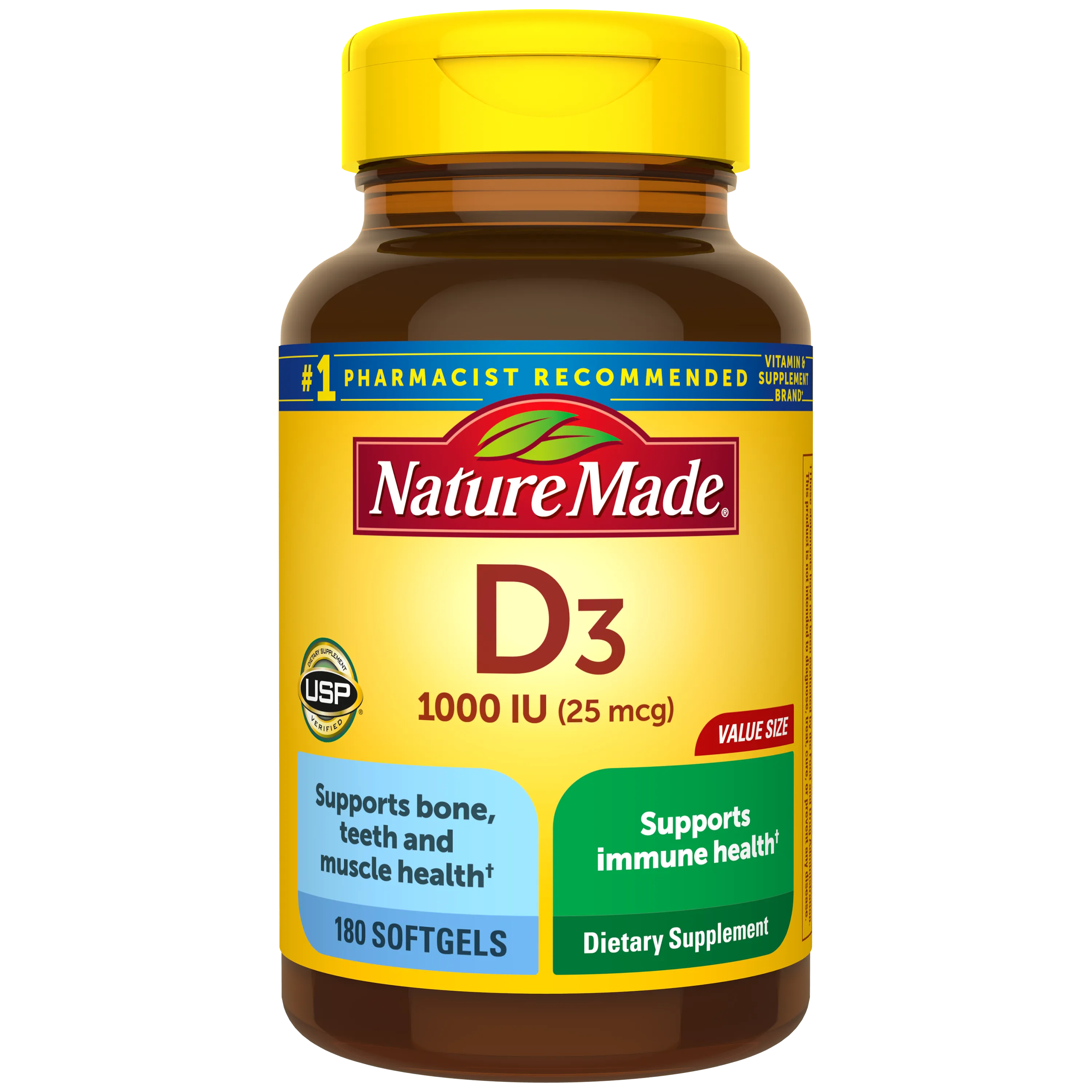 Vitamin D3 1000 IU (25 mcg) Softgels