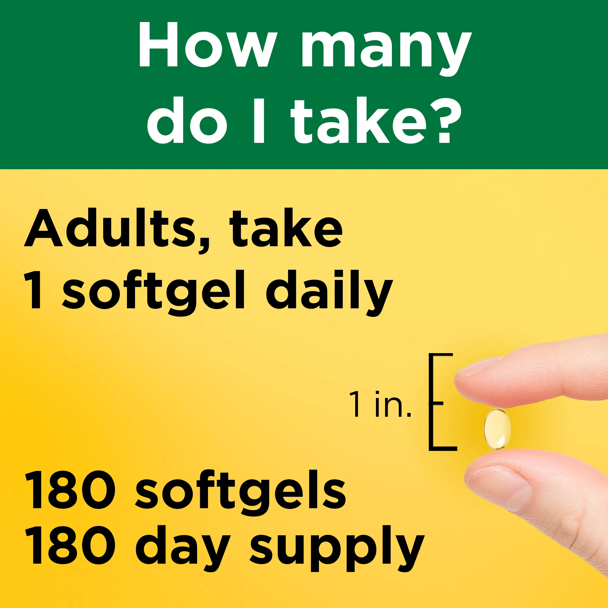 Vitamin D3 1000 IU (25 mcg) Softgels