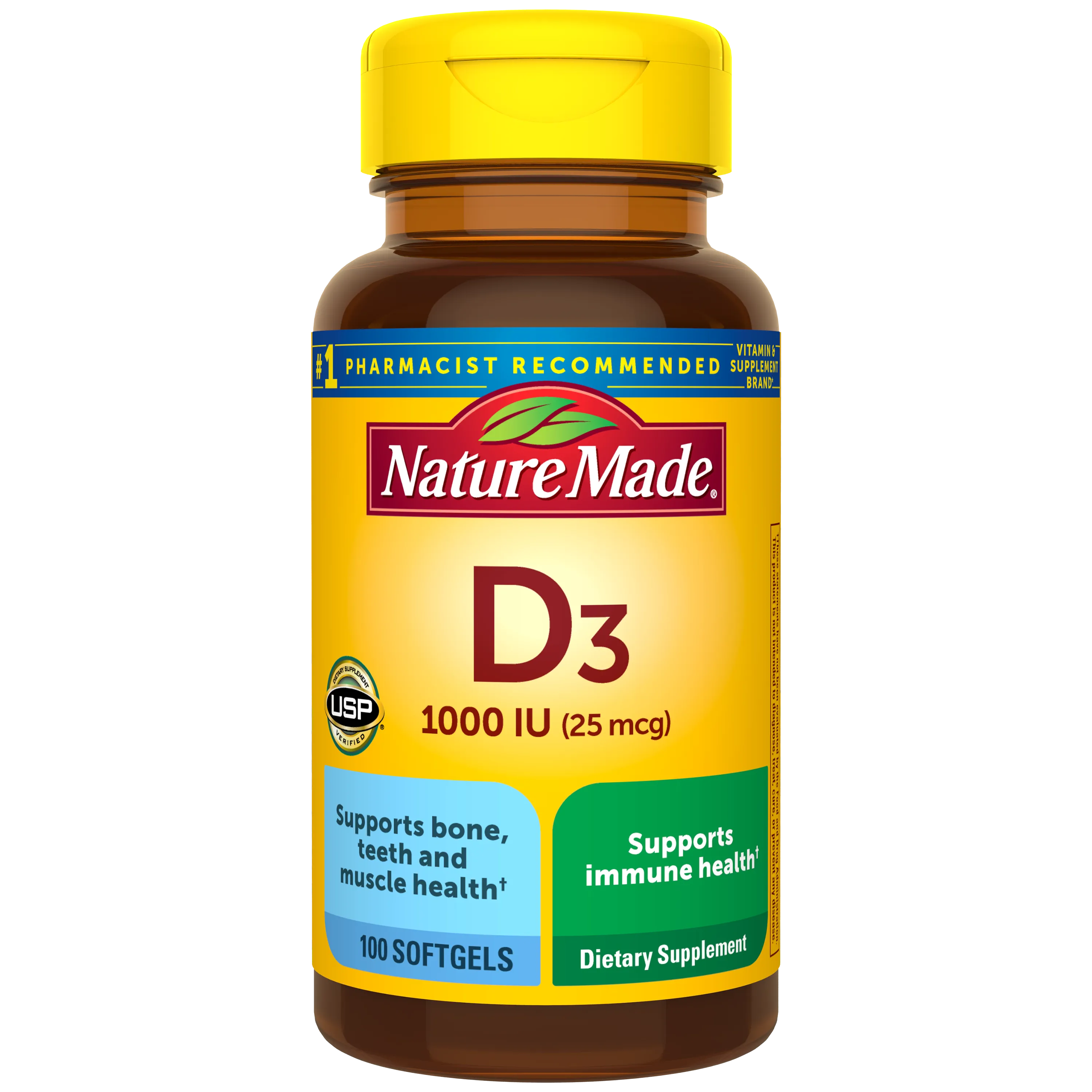 Vitamin D3 1000 IU (25 mcg) Softgels