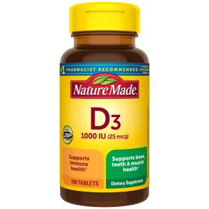 Vitamin D3 1000 IU (25 mcg) Tablets