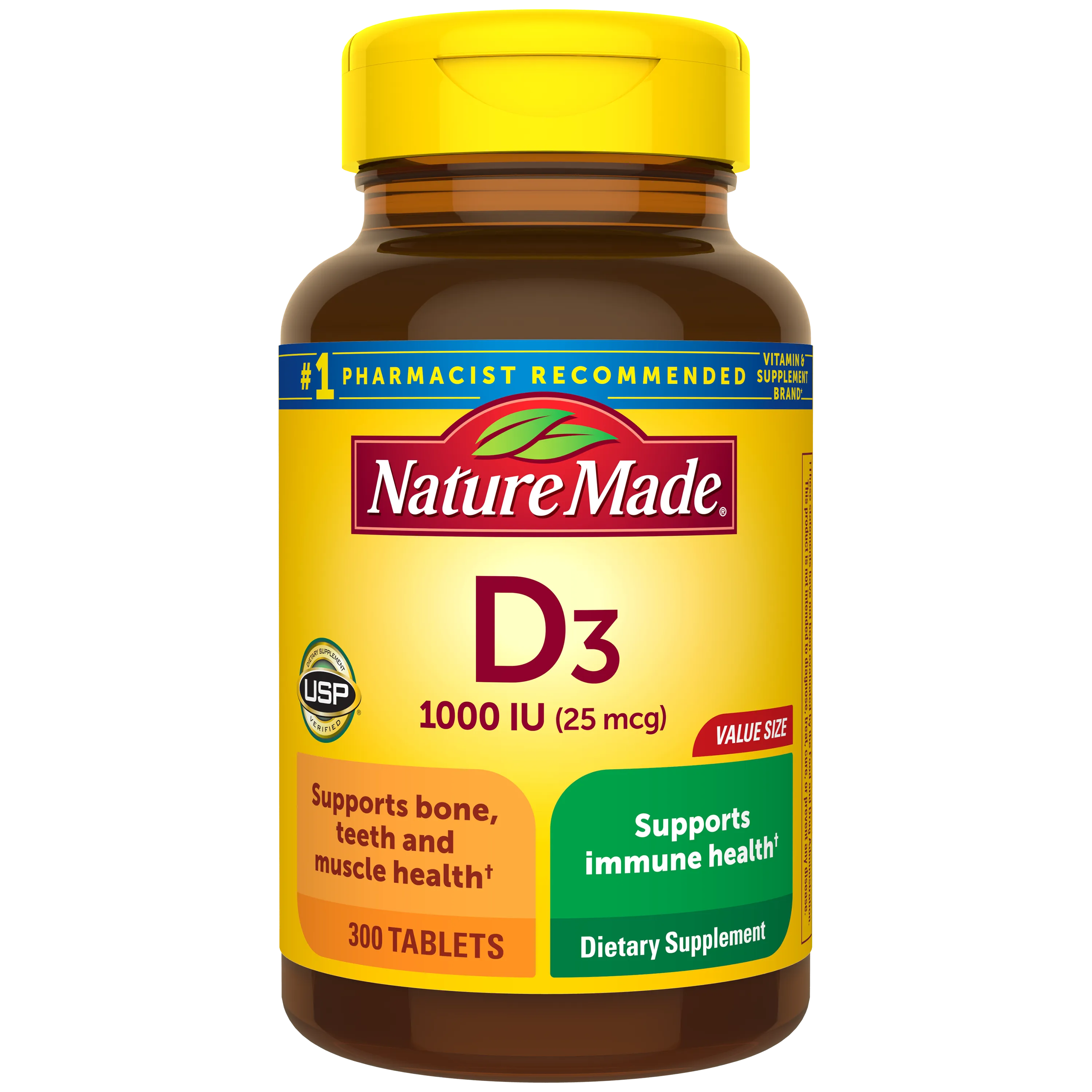 Vitamin D3 1000 IU (25 mcg) Tablets