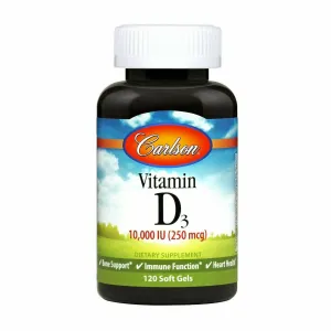 Vitamin D3 10.000 IU 120 gels by Carlson Labs