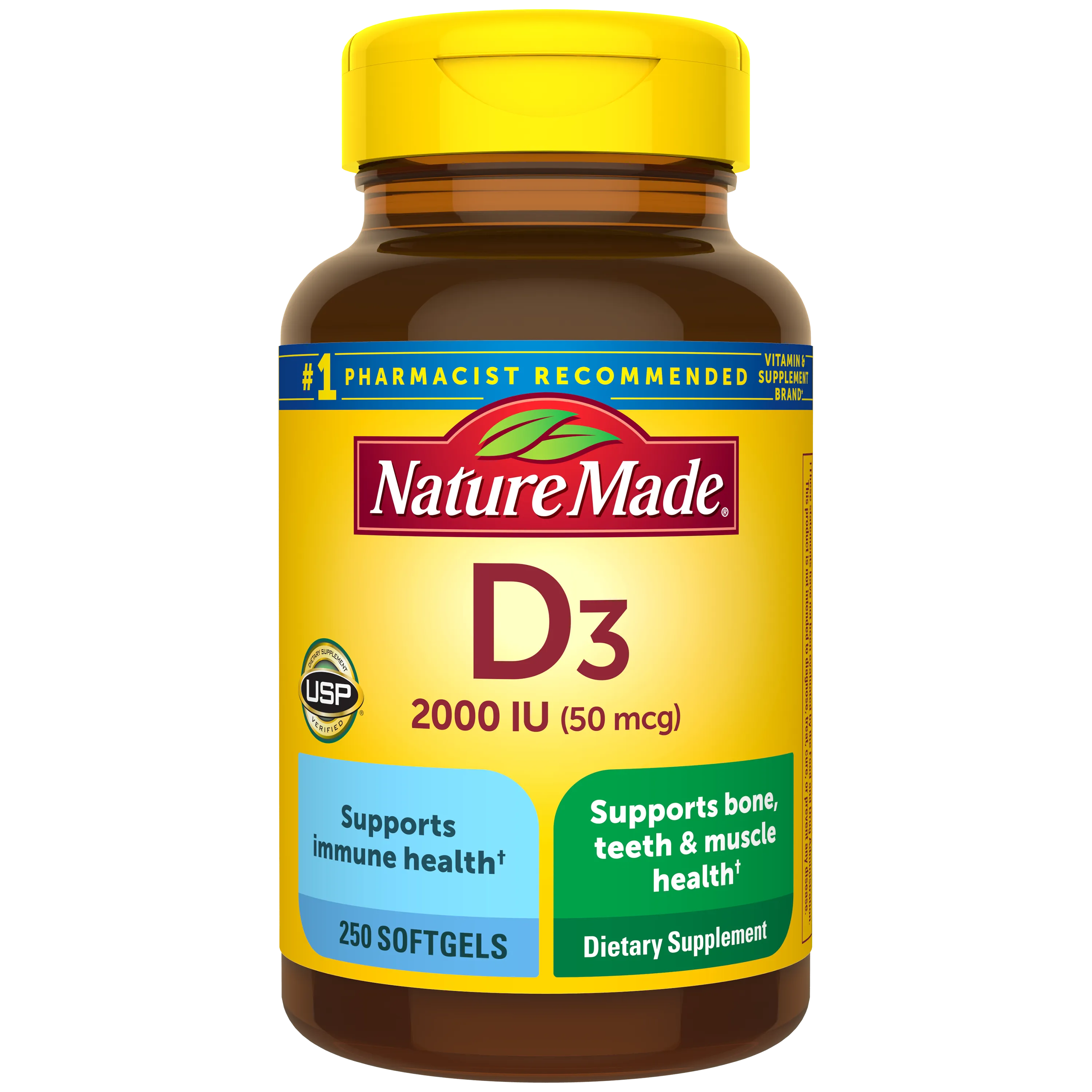 Vitamin D3 2000 IU (50 mcg) Softgels