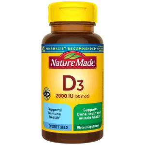 Vitamin D3 2000 IU (50 mcg) Softgels