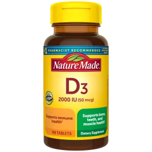 Vitamin D3 2000 IU (50 mcg) Tablets