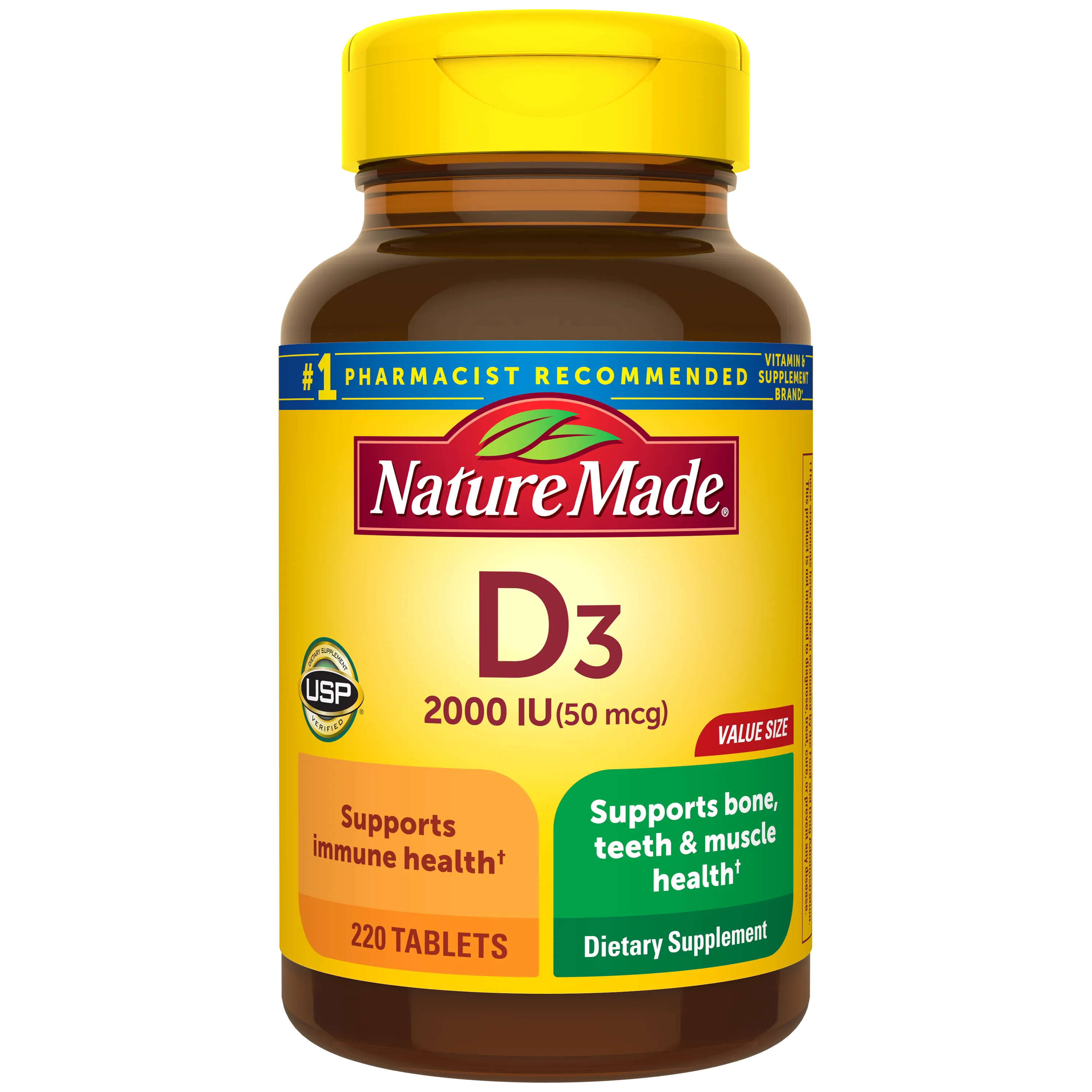 Vitamin D3 2000 IU (50 mcg) Tablets