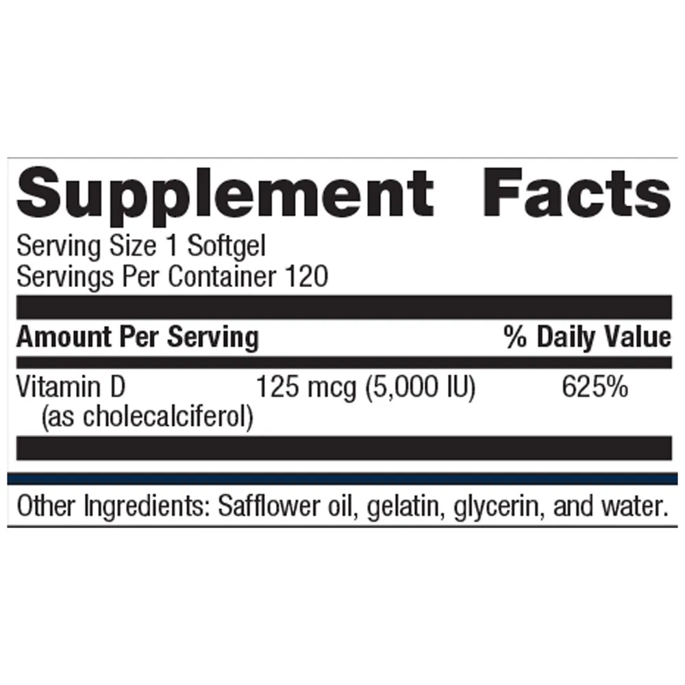 Vitamin D3 5000 by Metagenics