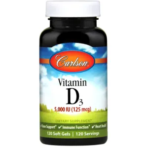 Vitamin D3 5.000 IU by Carlson Labs