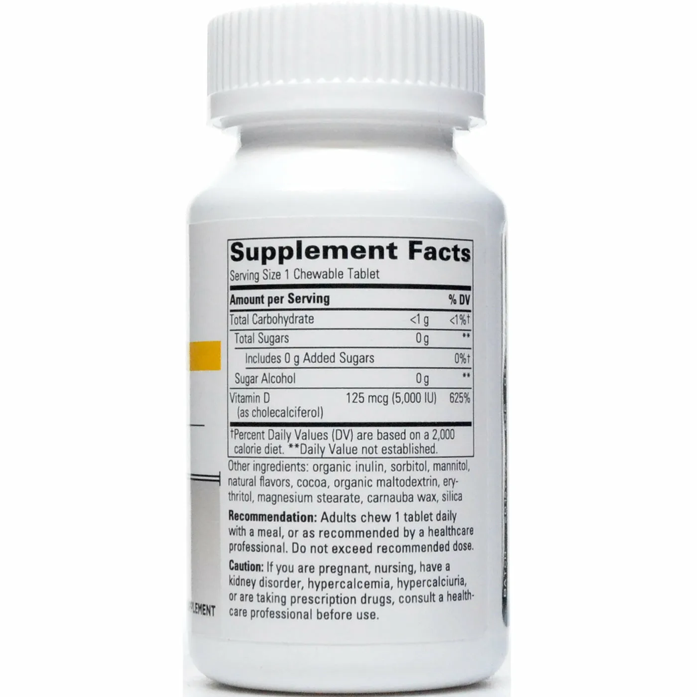 Vitamin D3 5.000 IU Chocolate 90 chew tabs by Integrative Therapeutics