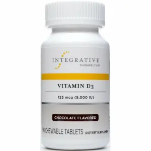 Vitamin D3 5.000 IU Chocolate 90 chew tabs by Integrative Therapeutics